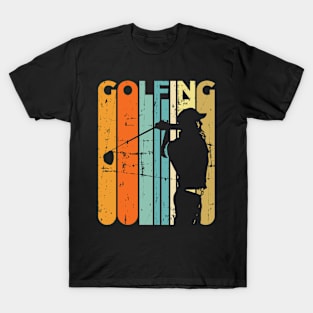 Retro Golfing Vintage Golfer Gift Golf T-Shirt